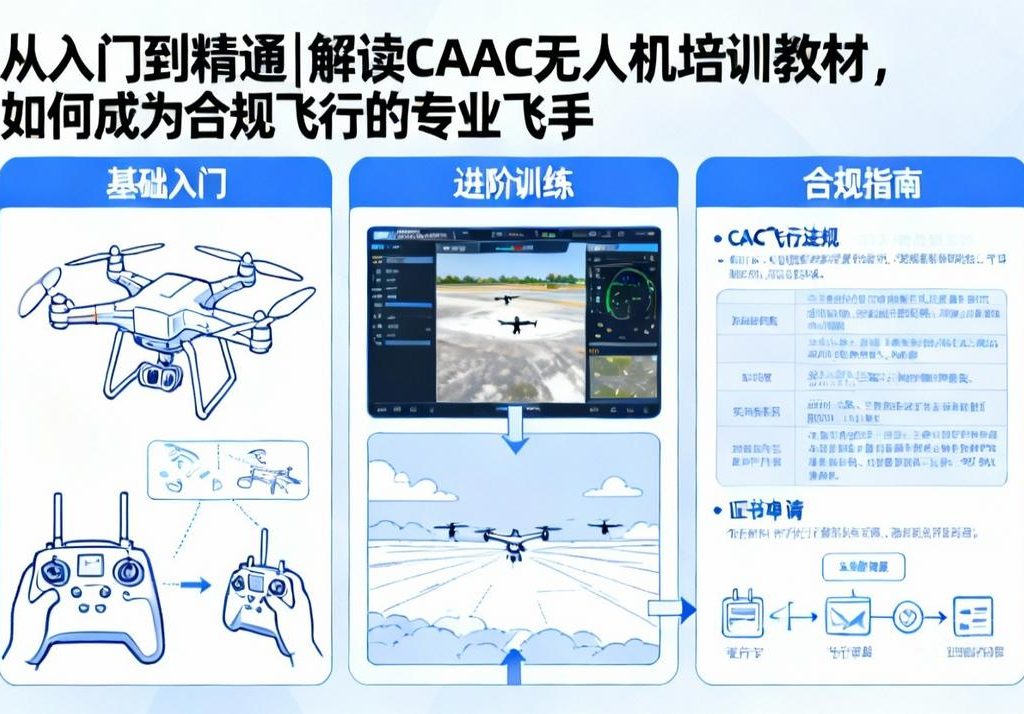 从入门到精通|解读CAAC无人机培训教材，如何成为合规飞行的专业飞手
