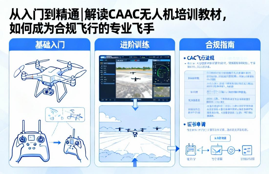从入门到精通|解读CAAC无人机培训教材，如何成为合规飞行的专业飞手