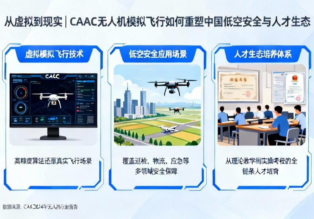从虚拟到现实|CAAC无人机模拟飞行如何重塑中国低空安全与人才生态