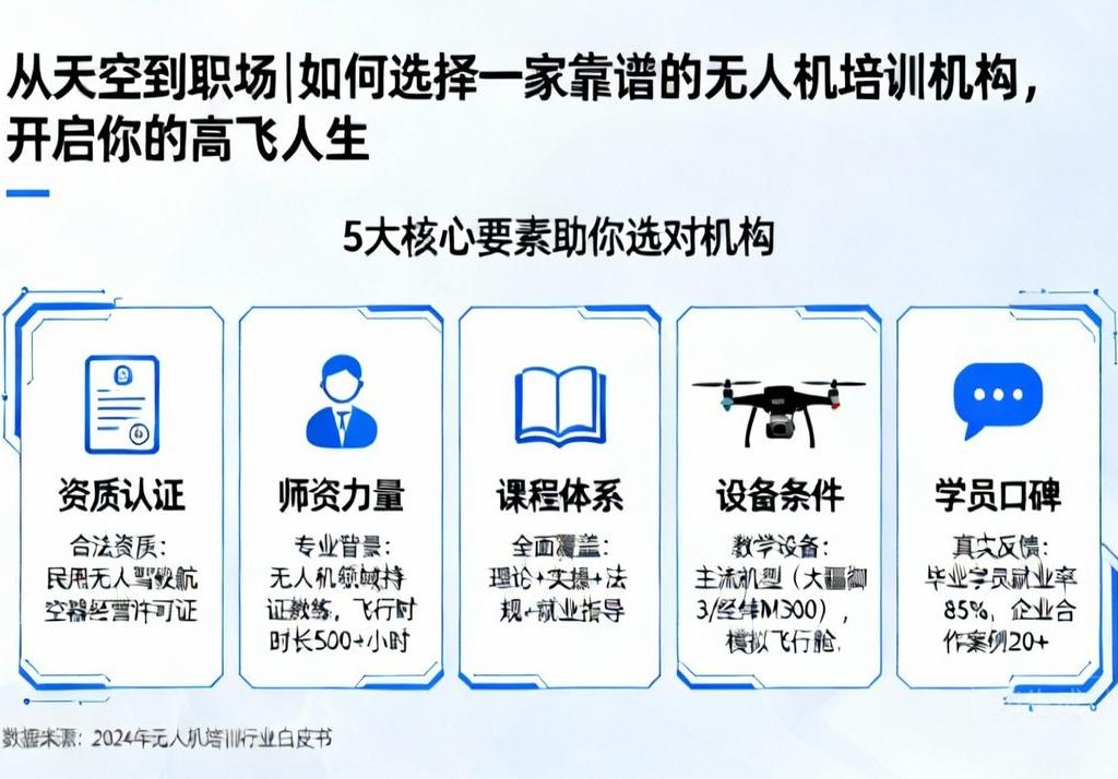 从天空到职场|如何选择一家靠谱的无人机培训机构，开启你的高飞人生