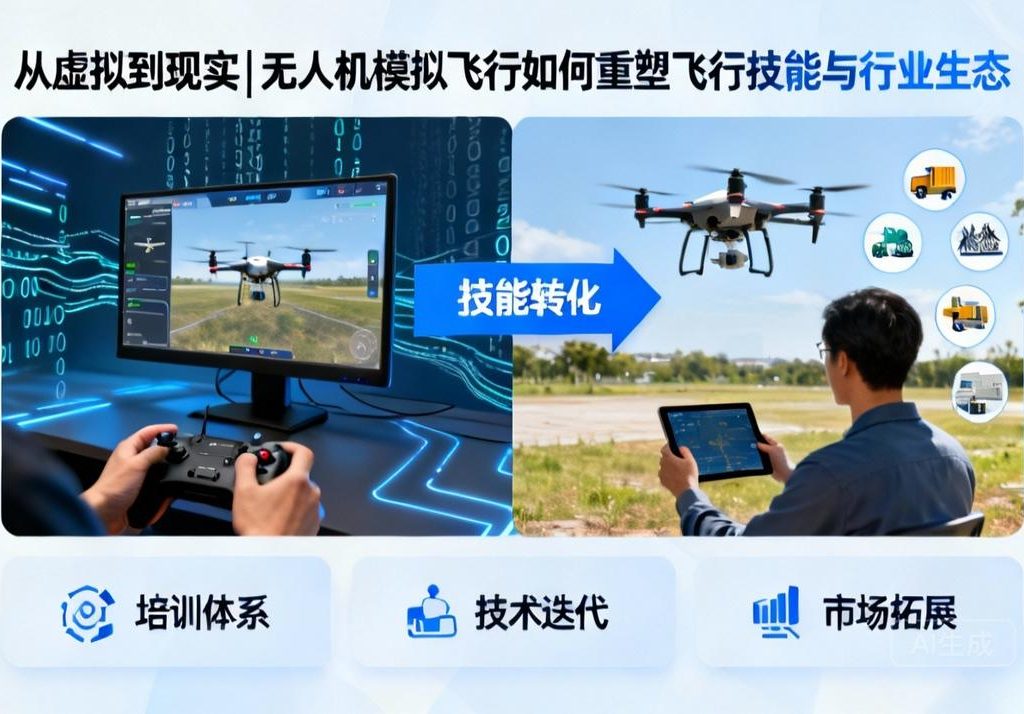 从虚拟到现实|无人机模拟飞行如何重塑飞行技能与行业生态