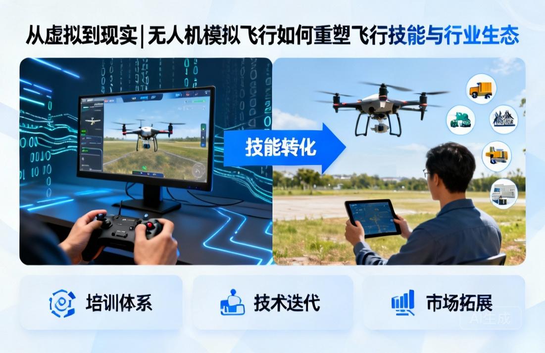 从虚拟到现实|无人机模拟飞行如何重塑飞行技能与行业生态