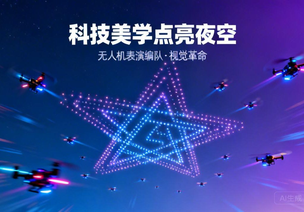 无人机表演编队|当科技美学点亮夜空，一场颠覆想象的视觉革命