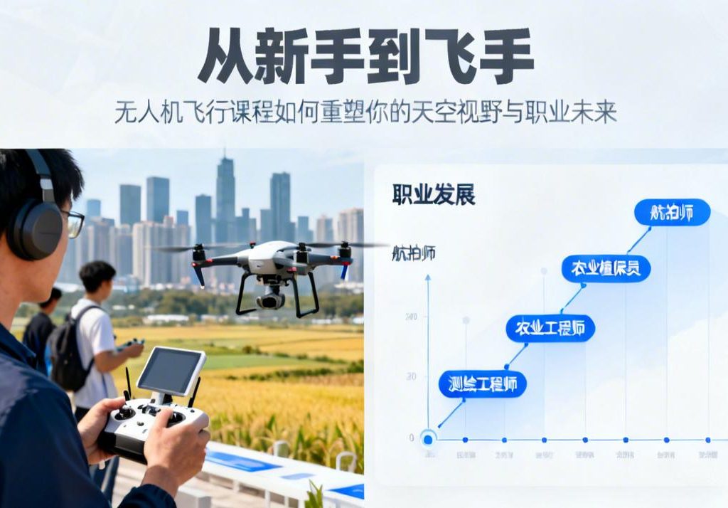 从新手到飞手|无人机飞行课程如何重塑你的天空视野与职业未来