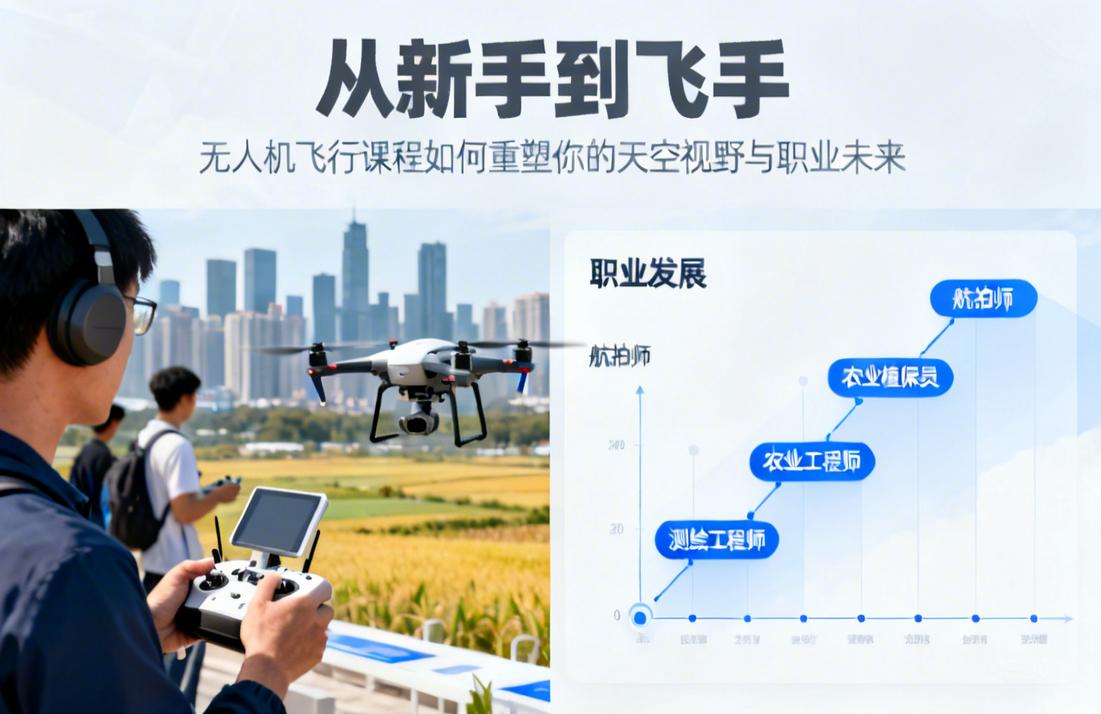 从新手到飞手|无人机飞行课程如何重塑你的天空视野与职业未来