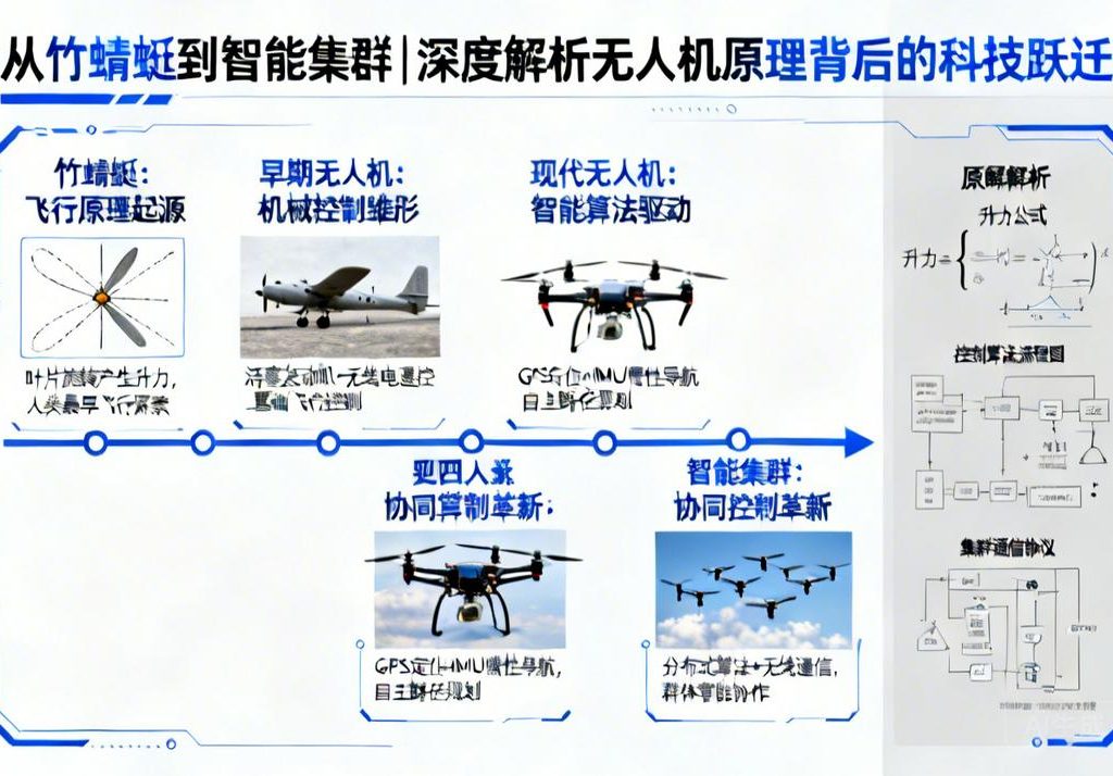从竹蜻蜓到智能集群|深度解析无人机原理背后的科技跃迁