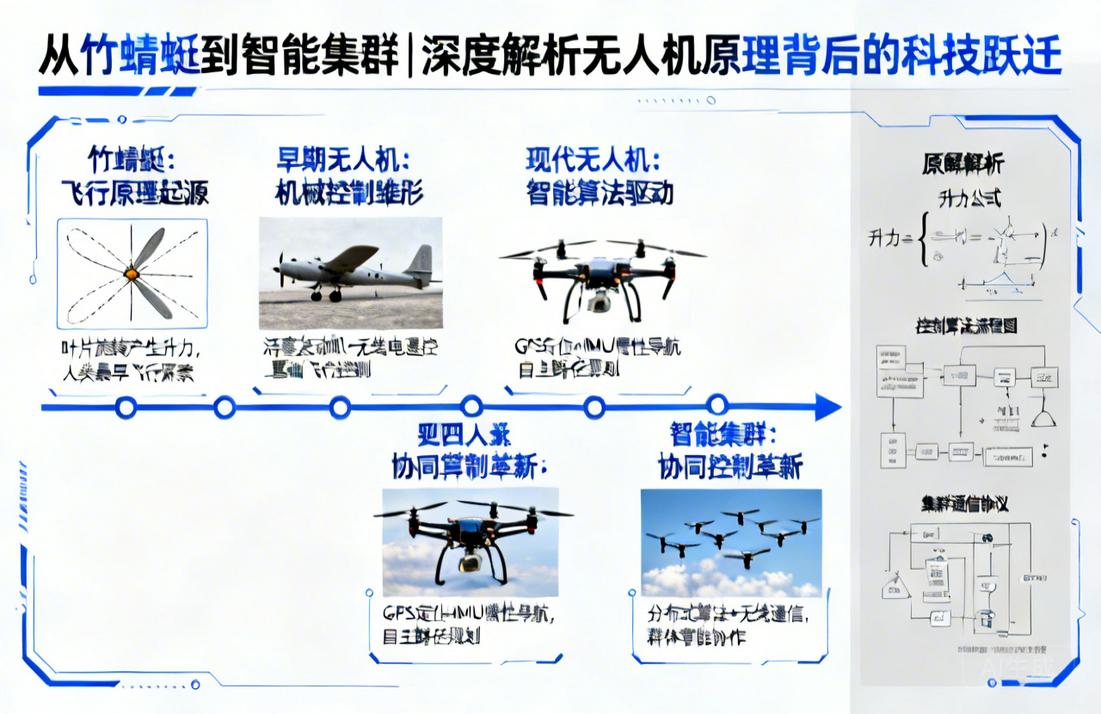 从竹蜻蜓到智能集群|深度解析无人机原理背后的科技跃迁