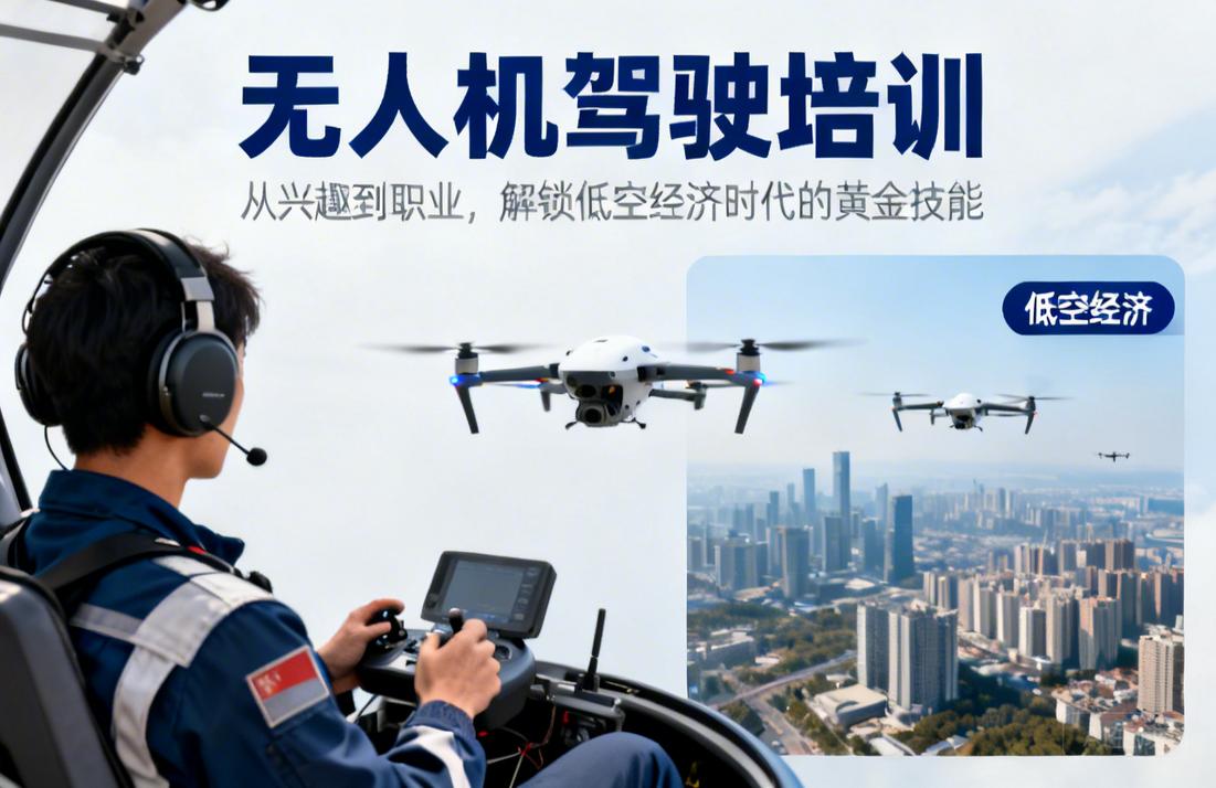 无人机驾驶培训|从兴趣到职业，解锁低空经济时代的黄金技能