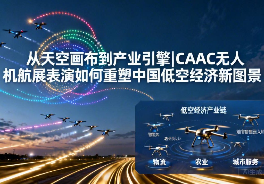 从天空画布到产业引擎|CAAC无人机航展表演如何重塑中国低空经济新图景