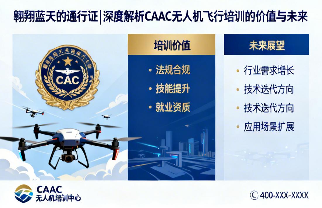 翱翔蓝天的通行证|深度解析CAAC无人机飞行培训的价值与未来