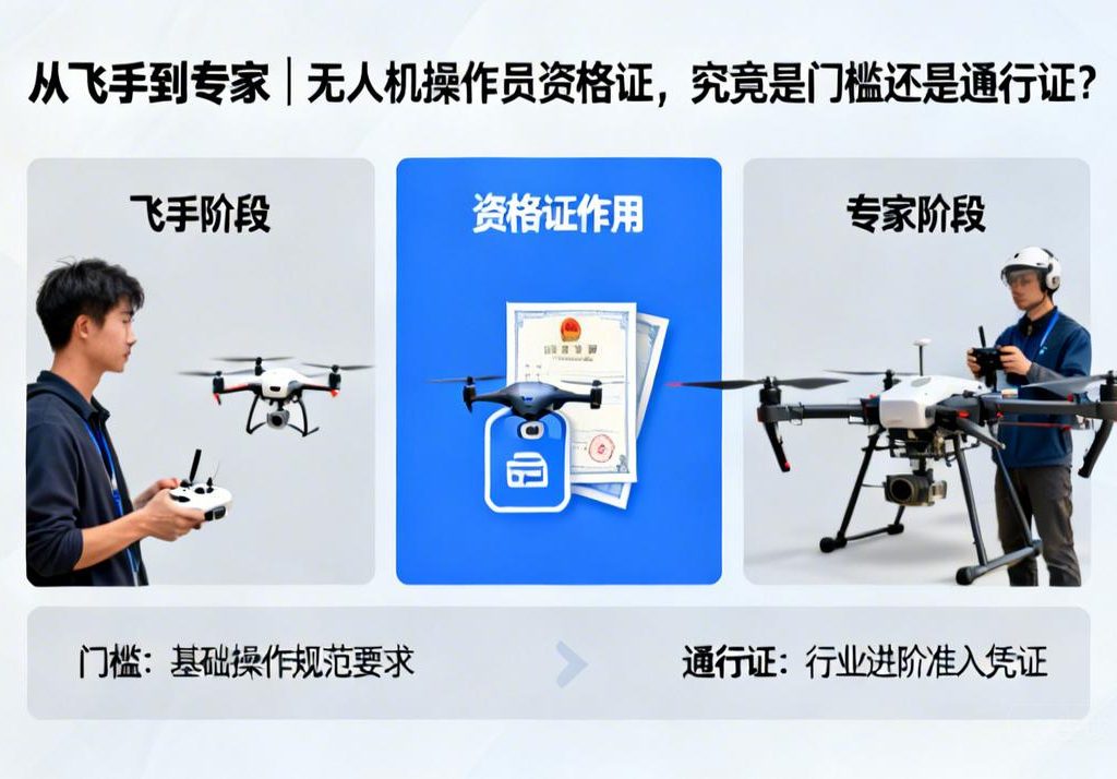 从飞手到专家|无人机操作员资格证，究竟是门槛还是通行证？
