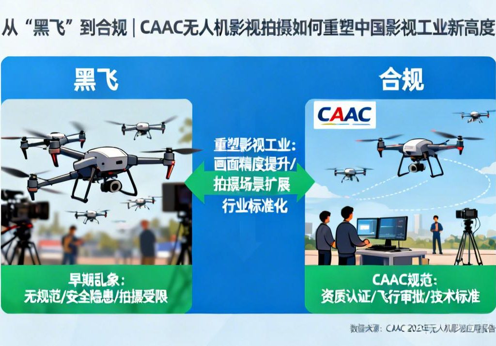 从“黑飞”到合规|CAAC无人机影视拍摄如何重塑中国影视工业新高度