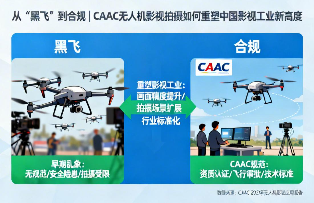 从“黑飞”到合规|CAAC无人机影视拍摄如何重塑中国影视工业新高度