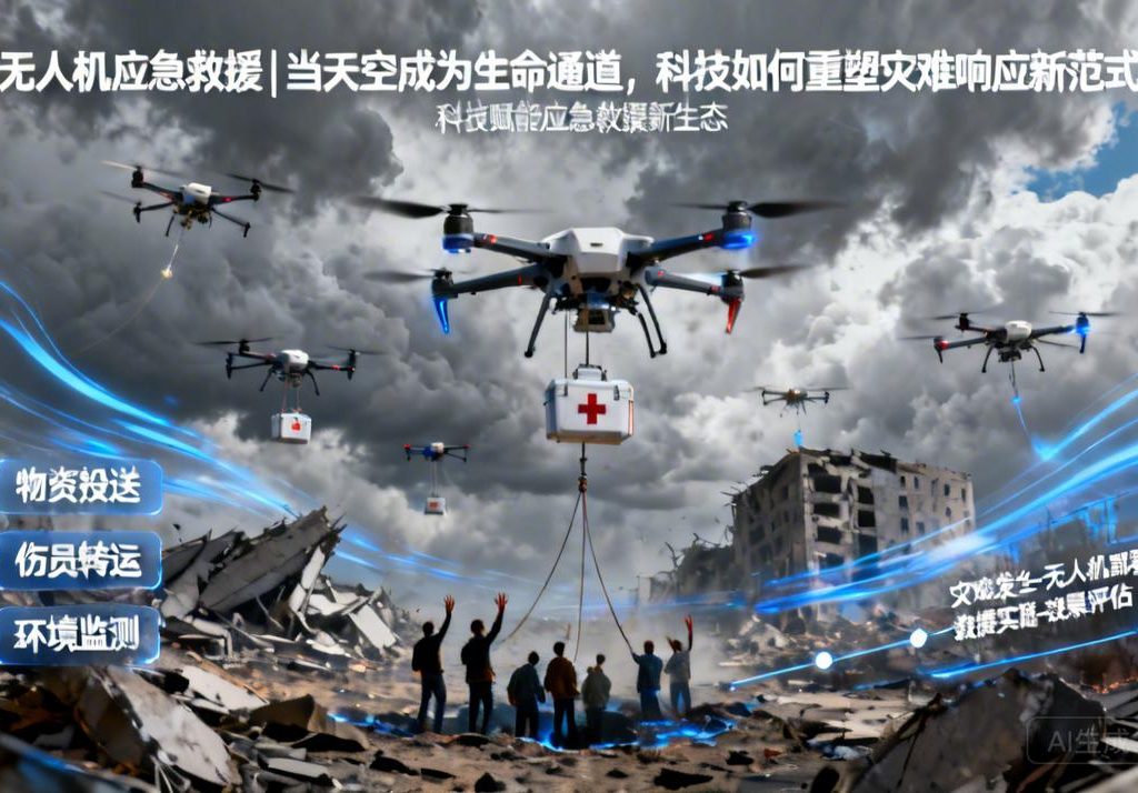 无人机应急救援|当天空成为生命通道，科技如何重塑灾难响应新范式