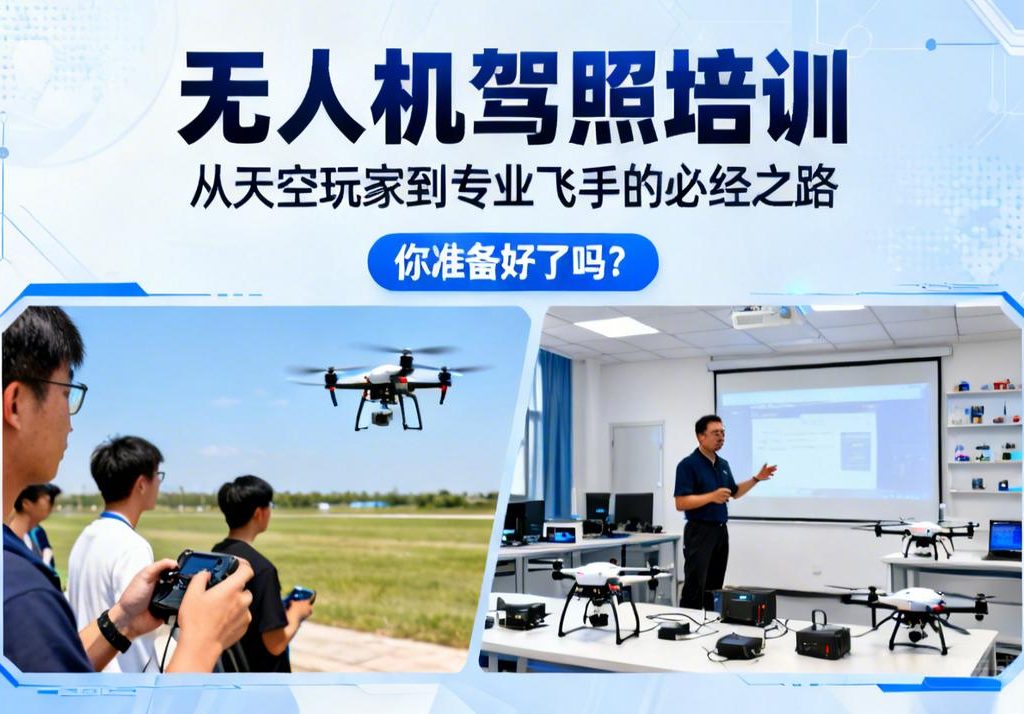 无人机驾照培训|从天空玩家到专业飞手的必经之路，你准备好了吗？