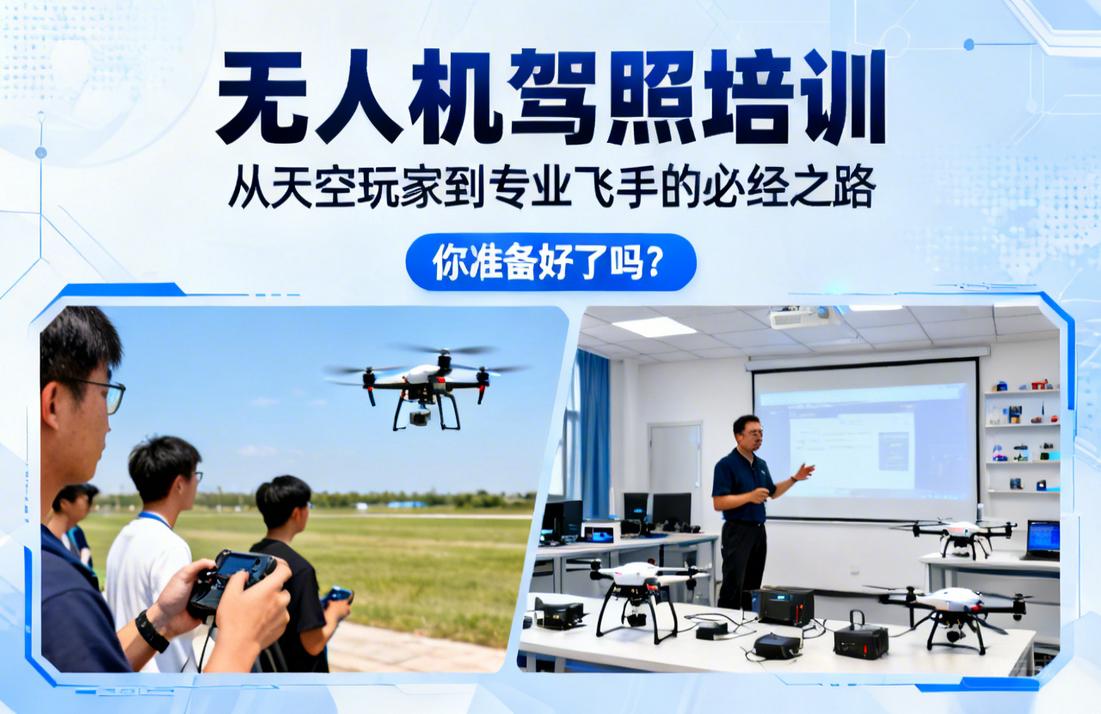 无人机驾照培训|从天空玩家到专业飞手的必经之路，你准备好了吗？