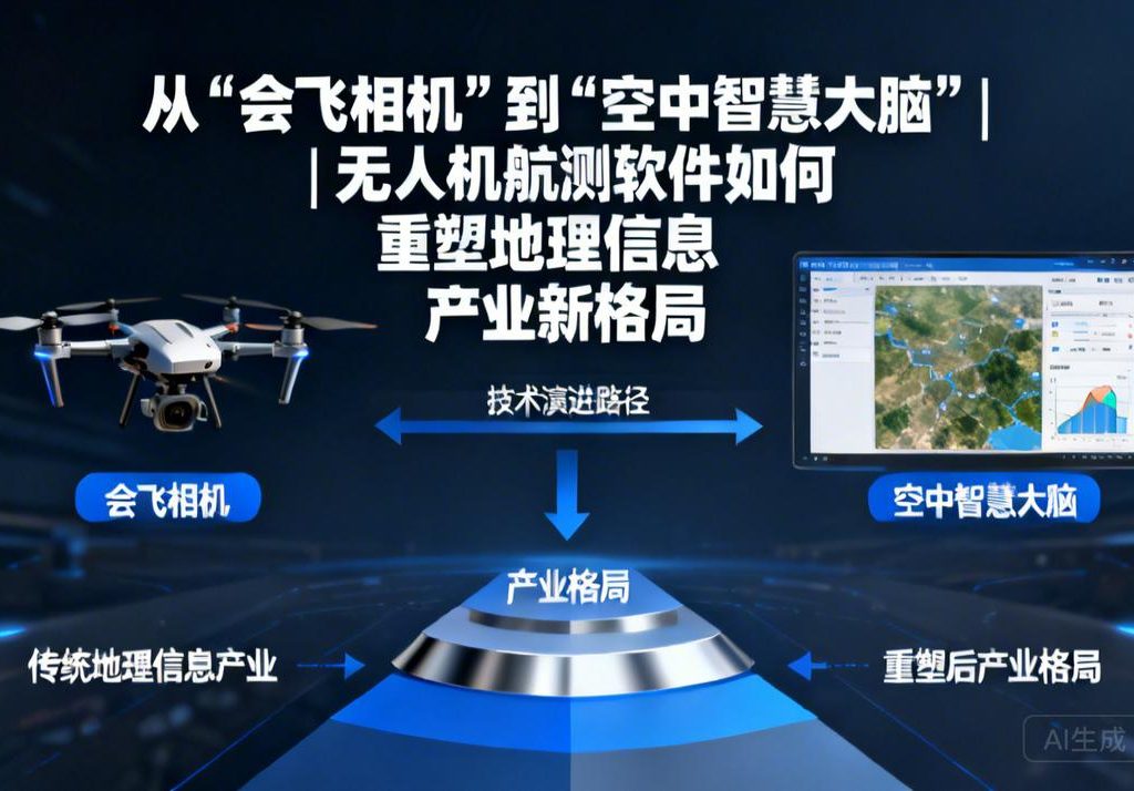 从“会飞相机”到“空中智慧大脑”|无人机航测软件如何重塑地理信息产业新格局