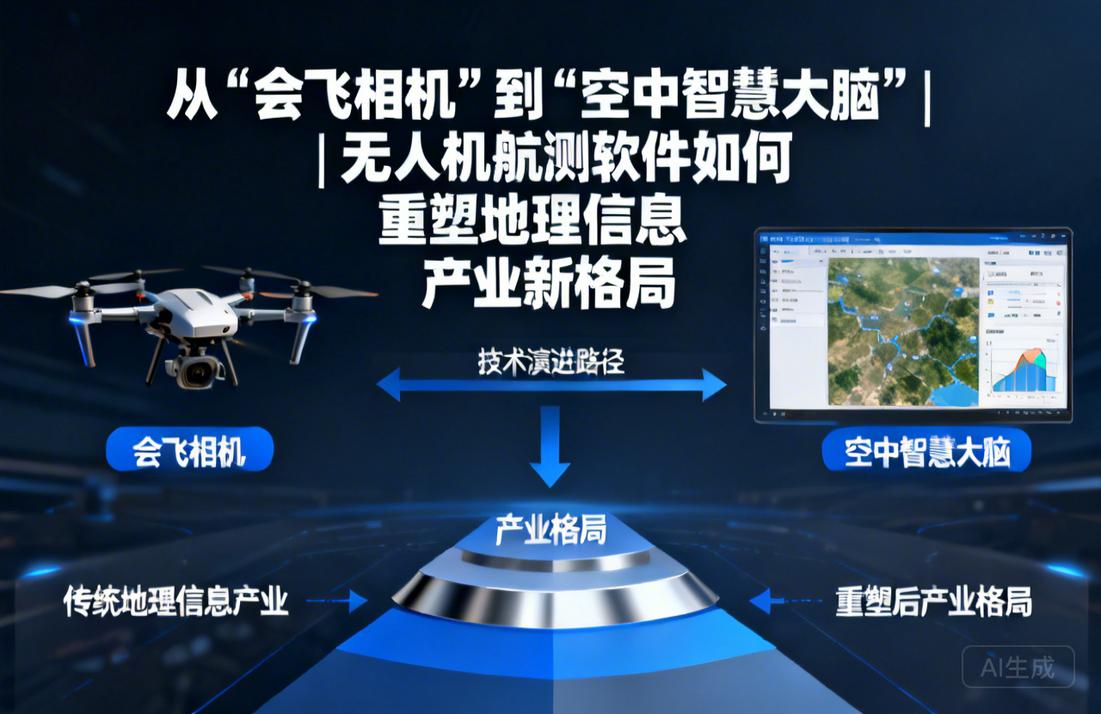从“会飞相机”到“空中智慧大脑”|无人机航测软件如何重塑地理信息产业新格局