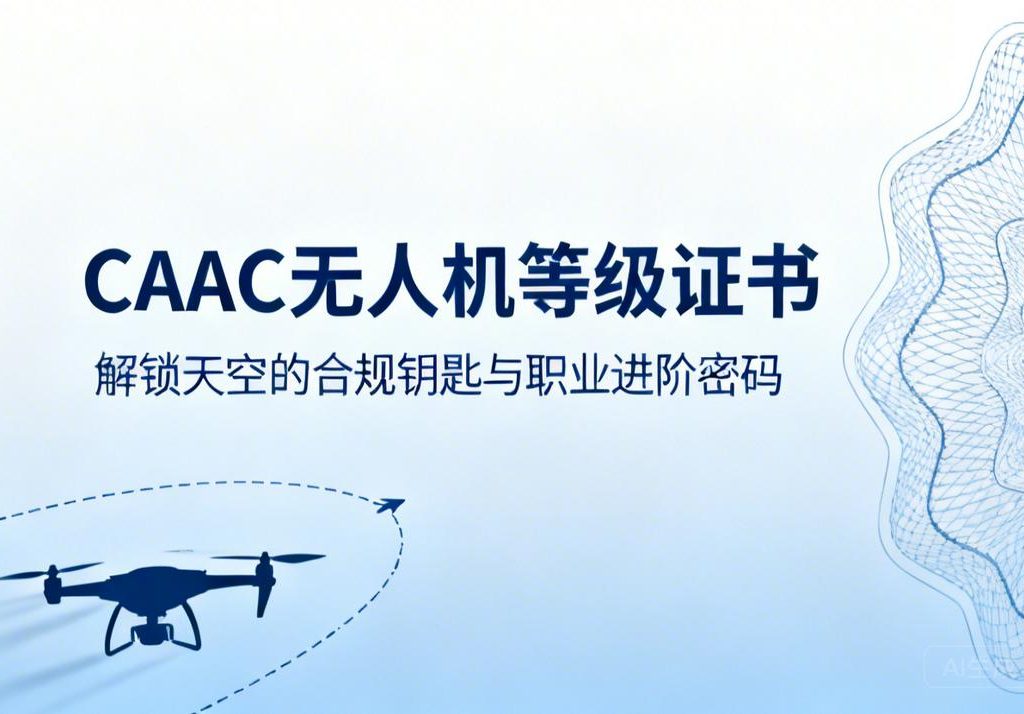 CAAC无人机等级证书|解锁天空的合规钥匙与职业进阶密码