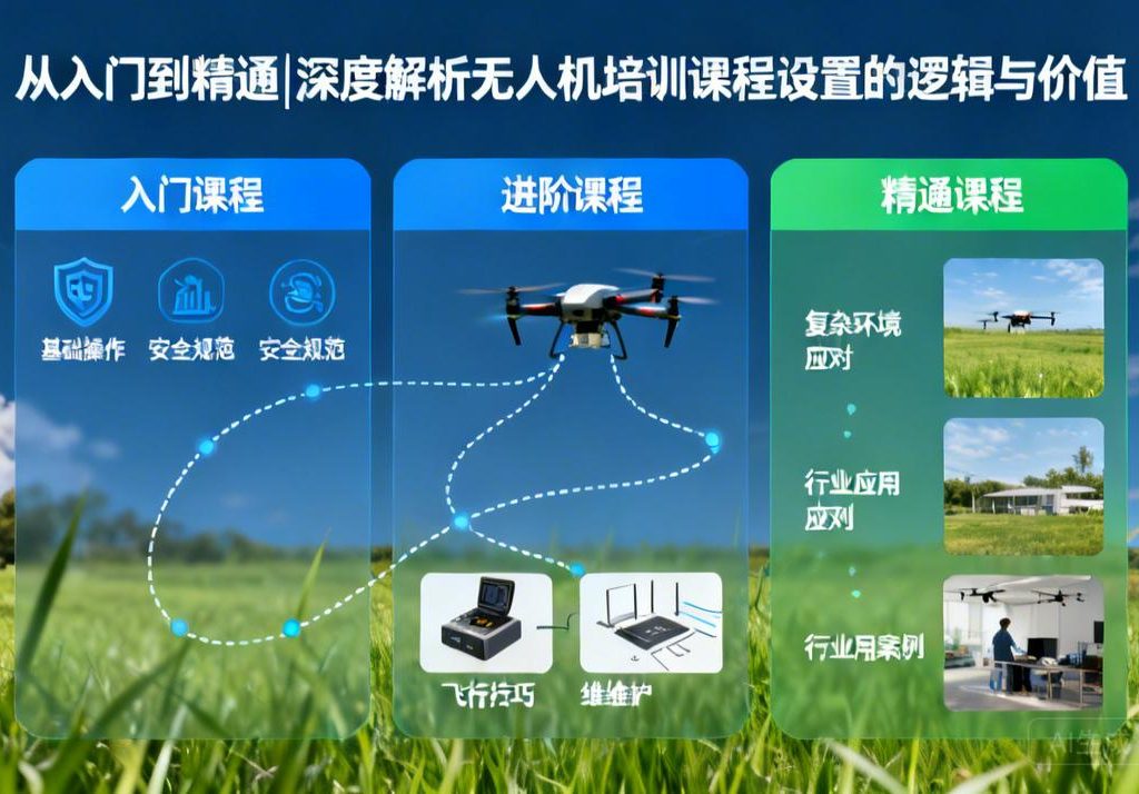 从入门到精通|深度解析无人机培训课程设置的逻辑与价值