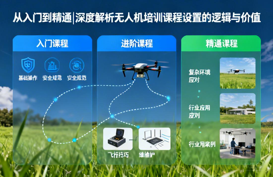 从入门到精通|深度解析无人机培训课程设置的逻辑与价值