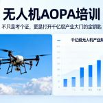 无人机AOPA培训|不只是考个证，更是打开千亿级产业大门的金钥匙