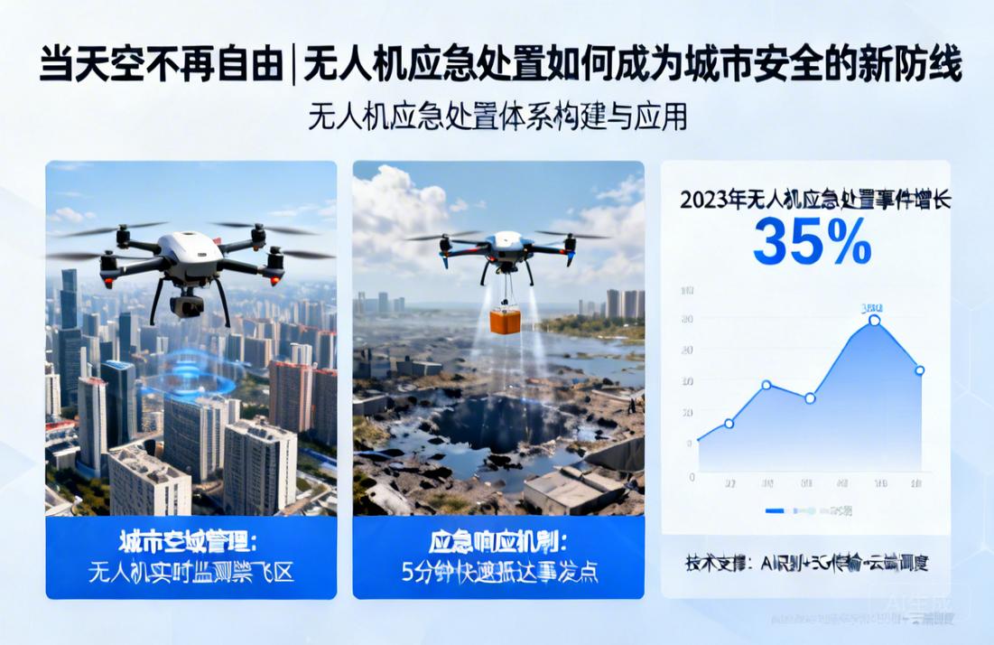 当天空不再自由|无人机应急处置如何成为城市安全的新防线
