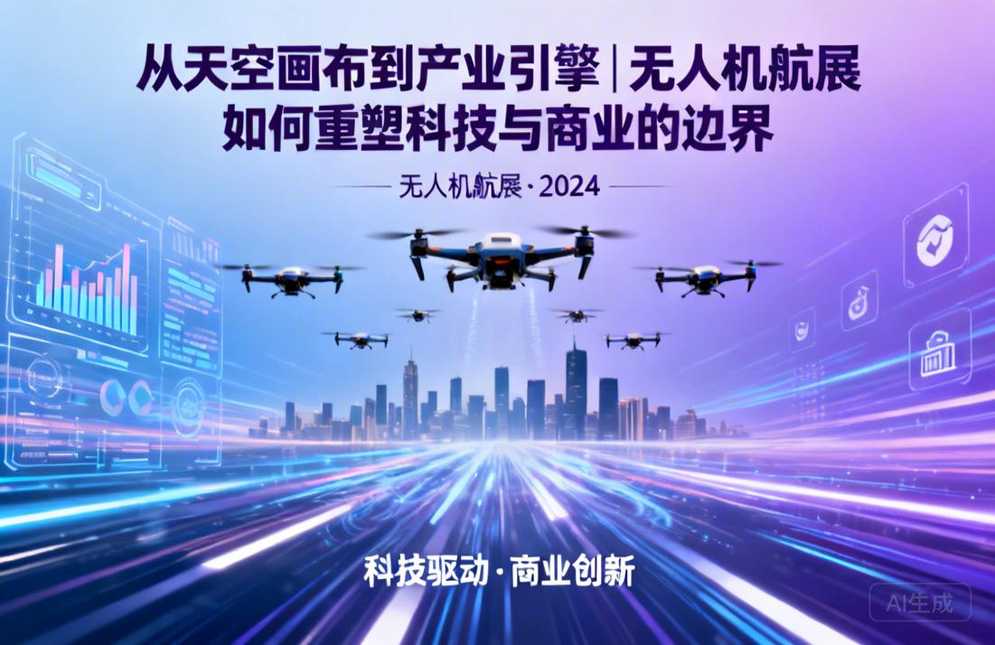 从天空画布到产业引擎|无人机航展如何重塑科技与商业的边界