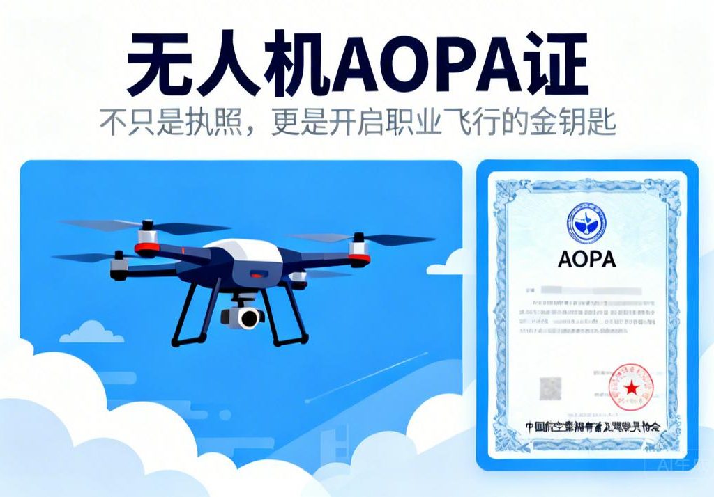 无人机AOPA证|不只是执照，更是开启职业飞行的金钥匙