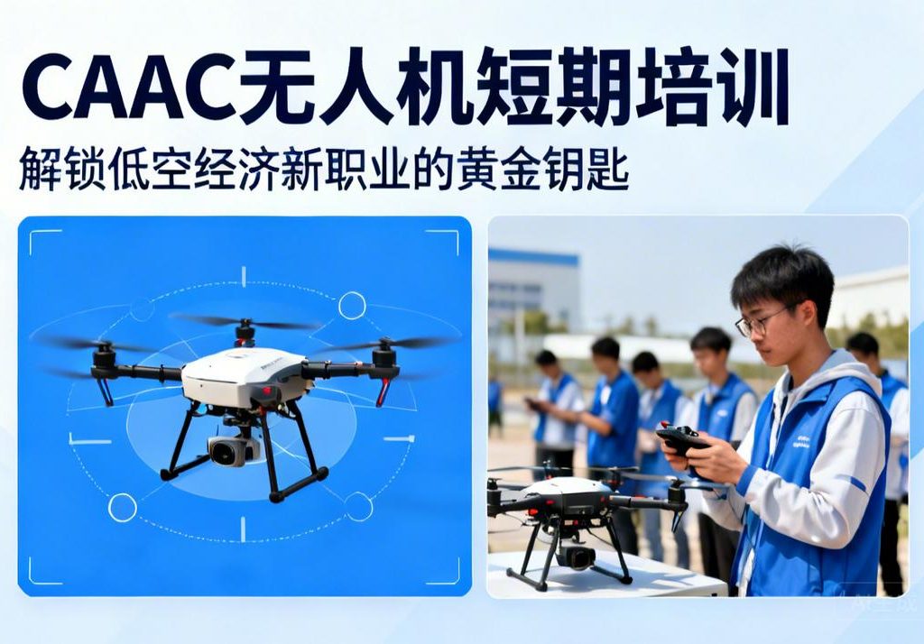 CAAC无人机短期培训|解锁低空经济新职业的黄金钥匙