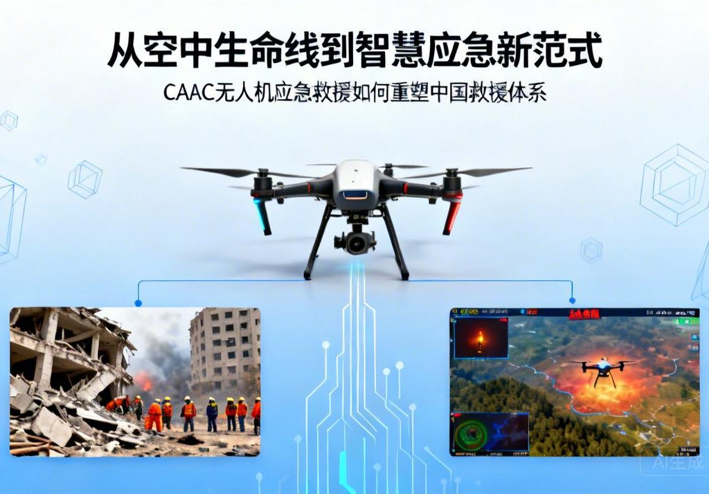 从空中生命线到智慧应急新范式|CAAC无人机应急救援如何重塑中国救援体系