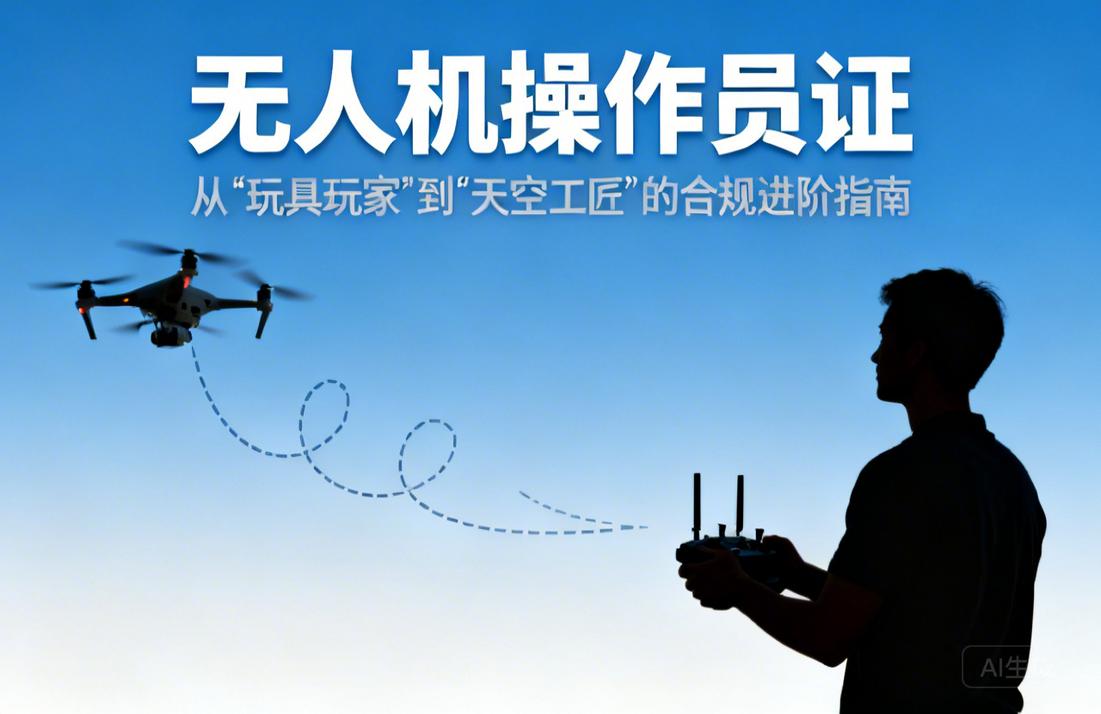 无人机操作员证|从“玩具玩家”到“天空工匠”的合规进阶指南