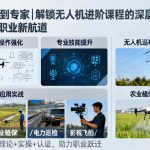 从飞手到专家|解锁无人机进阶课程的深层价值与职业新航道