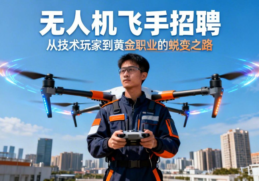 无人机飞手招聘|从技术玩家到黄金职业的蜕变之路