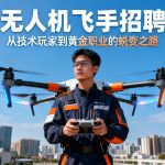 无人机飞手招聘|从技术玩家到黄金职业的蜕变之路