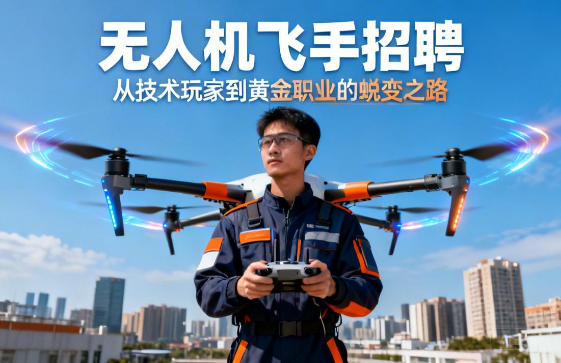 无人机飞手招聘|从技术玩家到黄金职业的蜕变之路