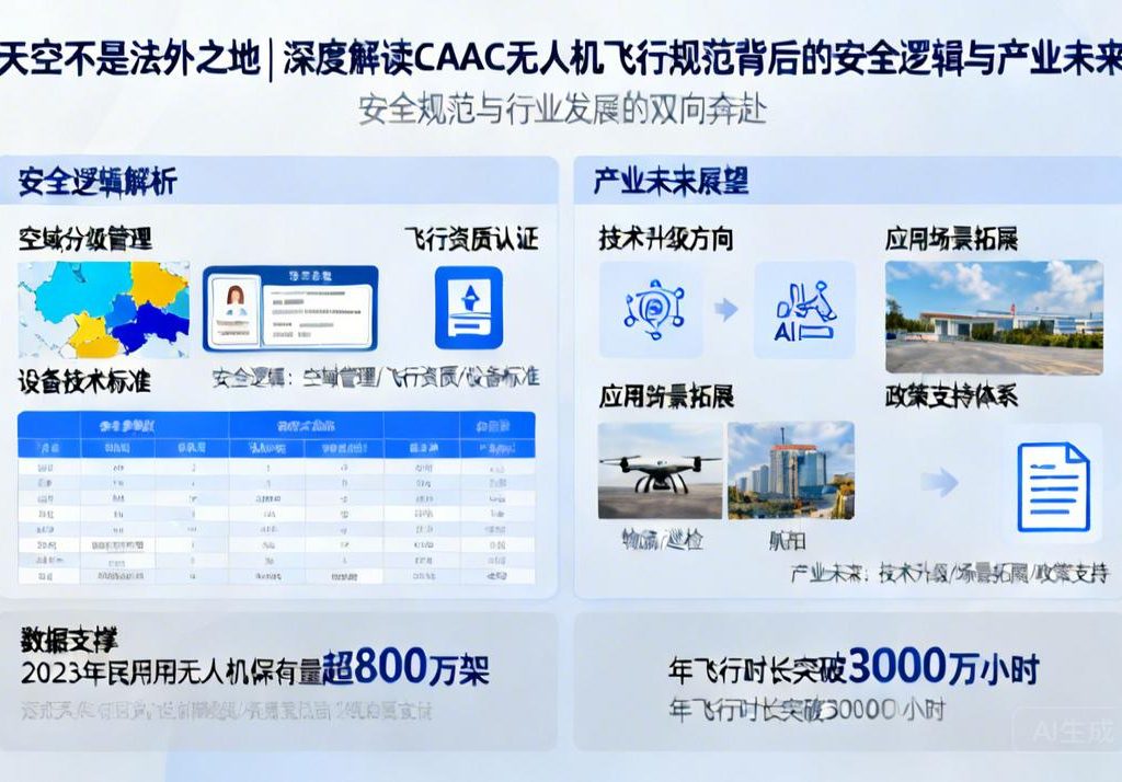 天空不是法外之地|深度解读CAAC无人机飞行规范背后的安全逻辑与产业未来