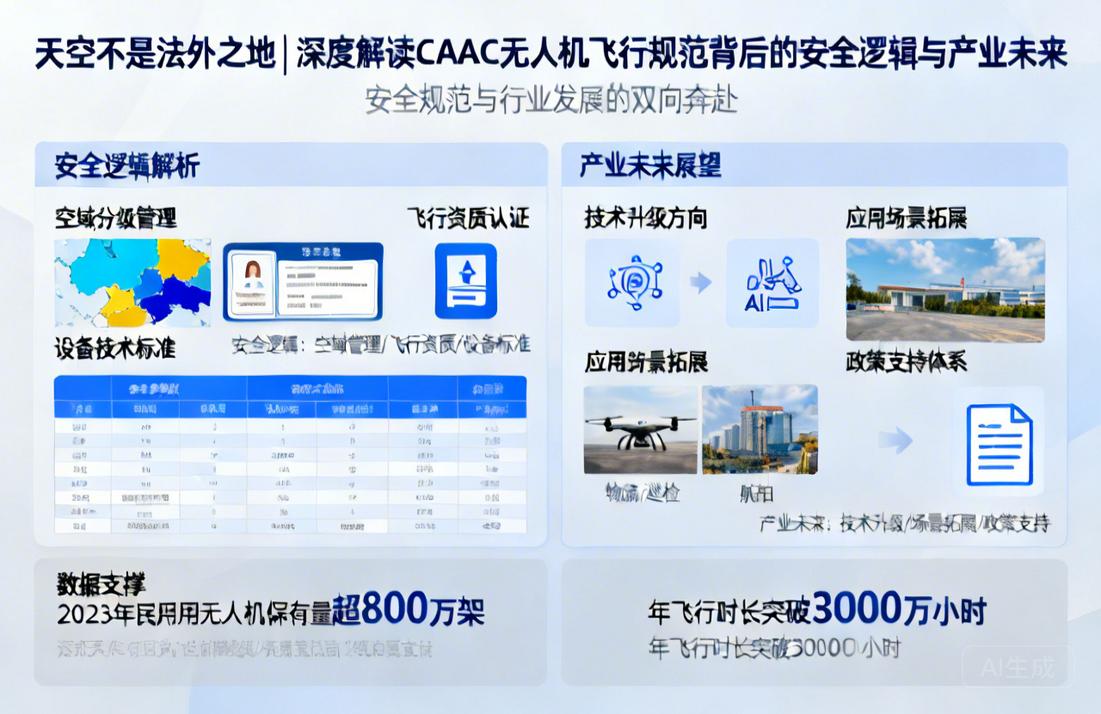 天空不是法外之地|深度解读CAAC无人机飞行规范背后的安全逻辑与产业未来
