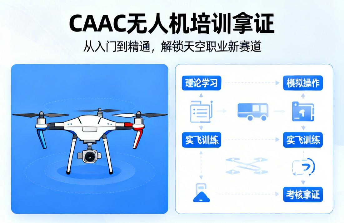 CAAC无人机培训拿证|从入门到精通，解锁天空职业新赛道