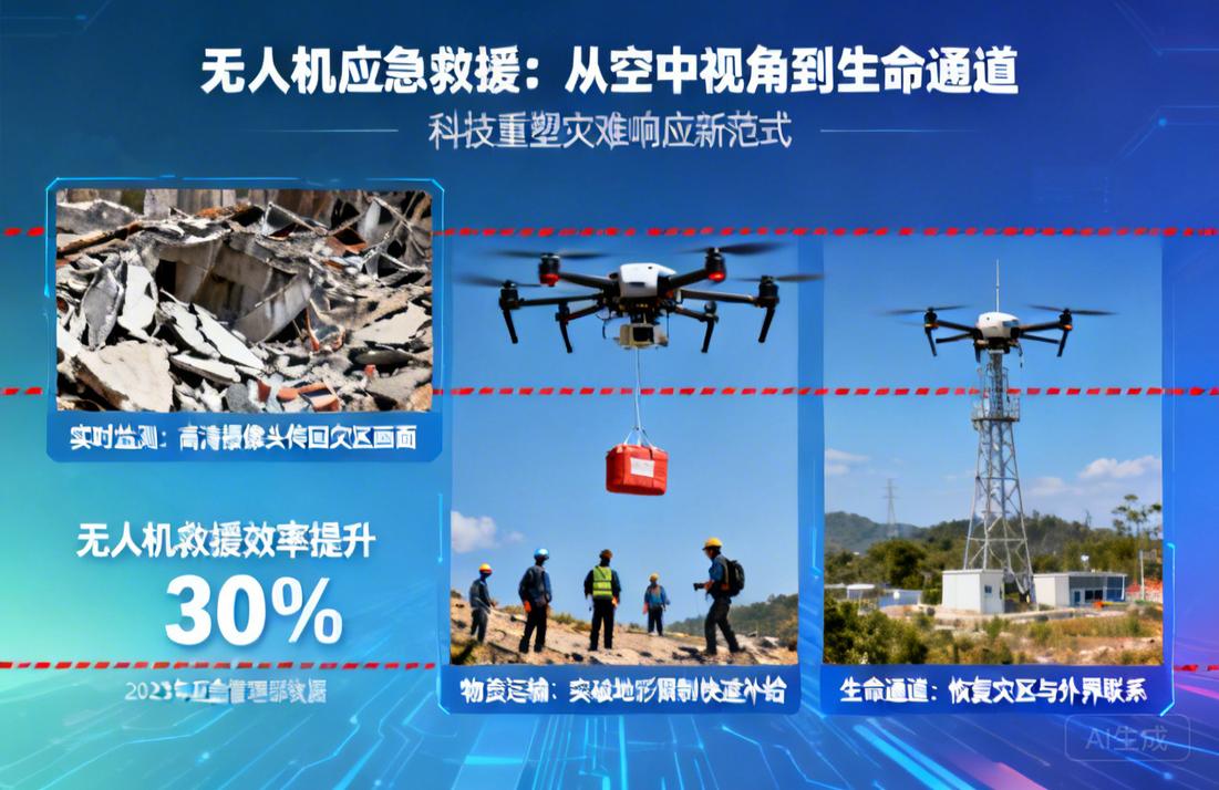 无人机应急救援|从空中视角到生命通道，科技如何重塑灾难响应新范式