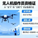 无人机操作员资格证|从“会飞”到“合规飞”的必备通行证
