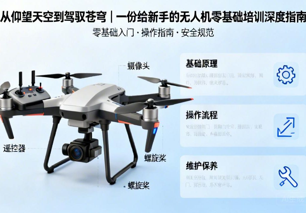 从仰望天空到驾驭苍穹|一份给新手的无人机零基础培训深度指南