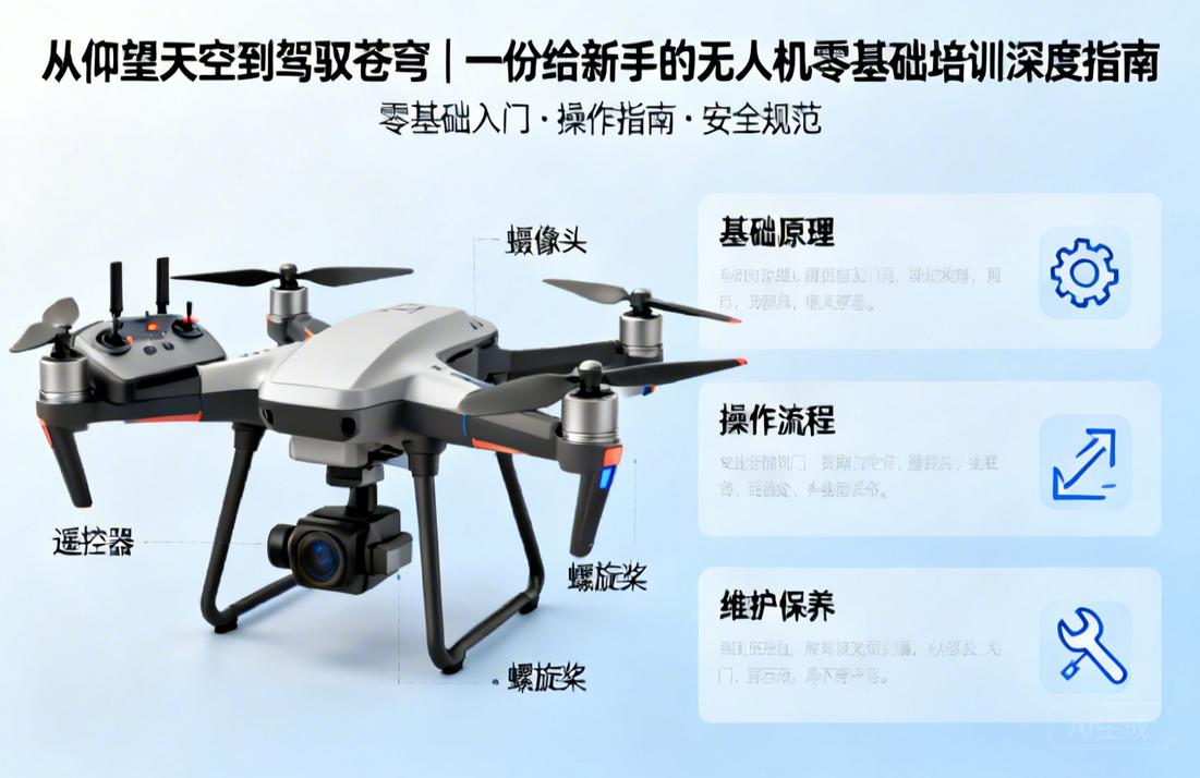 从仰望天空到驾驭苍穹|一份给新手的无人机零基础培训深度指南