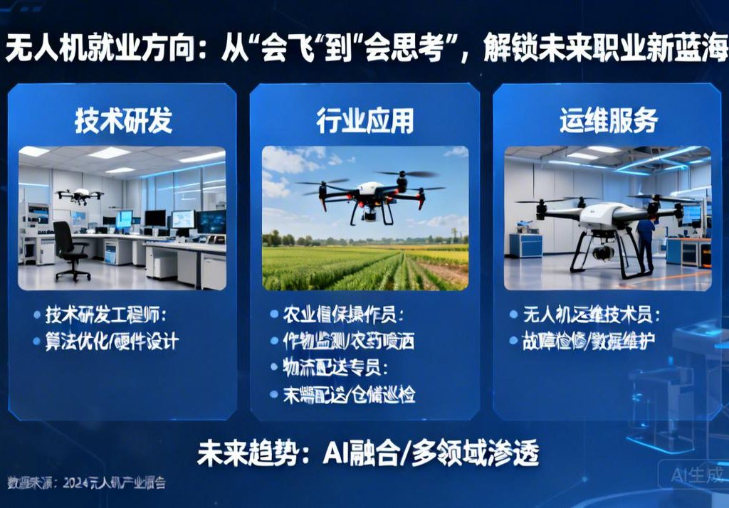 无人机就业方向|从“会飞”到“会思考”，解锁未来职业新蓝海