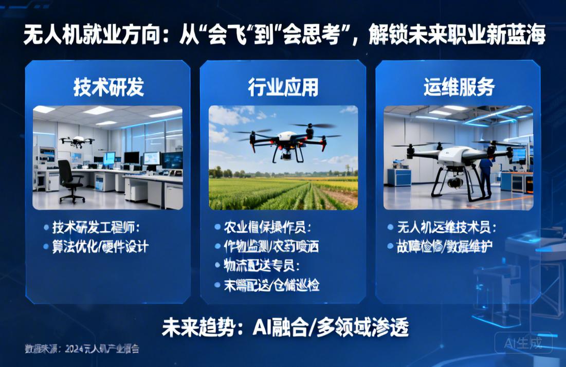 无人机就业方向|从“会飞”到“会思考”，解锁未来职业新蓝海