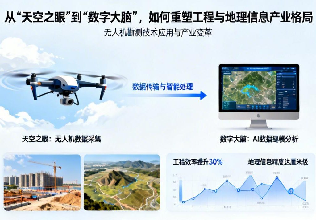 无人机勘测|从“天空之眼”到“数字大脑”，如何重塑工程与地理信息产业格局