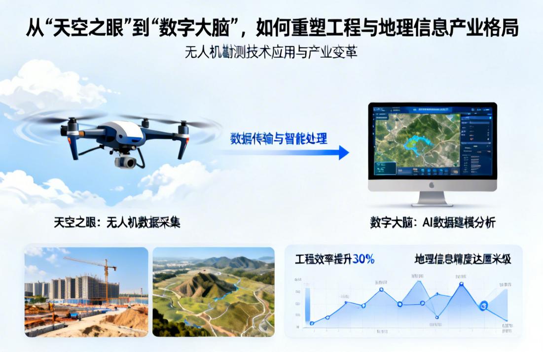 无人机勘测|从“天空之眼”到“数字大脑”，如何重塑工程与地理信息产业格局