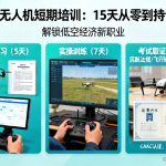 CAAC无人机短期培训|解锁低空经济新职业，15天如何实现从零到持证飞行？