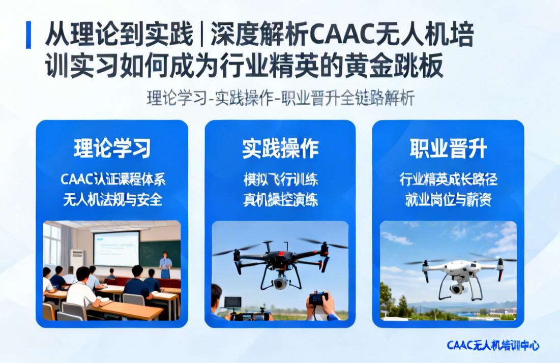 从理论到实践|深度解析CAAC无人机培训实习如何成为行业精英的黄金跳板
