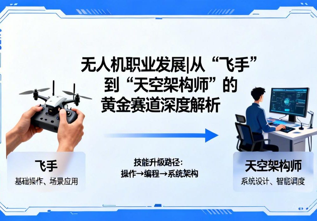 无人机职业发展|从“飞手”到“天空架构师”的黄金赛道深度解析